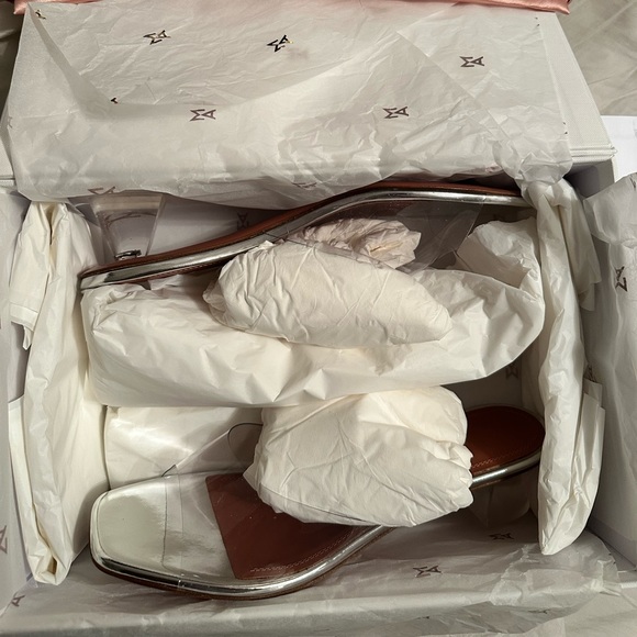 Brand New Amina Muaddi Lupita sandals - Picture 3 of 7